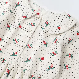 SPUNKIES Floral Print A-Line Dress image 3