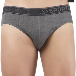 Sporto by Macho Men Pack Of 2 Mid-Rise Cotton Briefs Sporto_M1010-A(1)-Olv(1)-S-picture-37