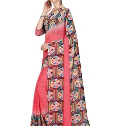 Moda Rapido Poly Georgette Designer Saree image 5