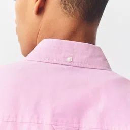 NEXT Pure Cotton Button-Down Collar Casual Shirt image 5