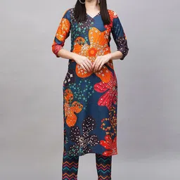 Anni Designer Women Floral Printed Regular Kurta with Trousers-picture-37