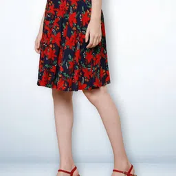 Jinfo Women Floral Printed Skirt With Inner Short image 5
