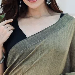 CaniBani Striped Banarasi Saree image 3