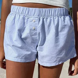 StyleCast x Revolte Women Striped Loose Fit Technology Shorts-image-68