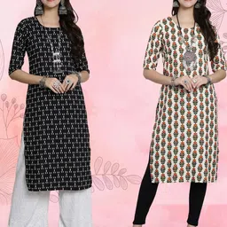 ethnic basket Cotton Embroidered Kurta-picture-33