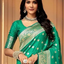 AVANTIKA FASHION Ethnic Motif Woven Design Zari Kanjeevaram Saree image 3