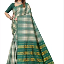 SHAIBO SAREE Woven Design Zari Uppada Saree image 4