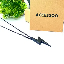 J.S ENTERPRISES Unisex Stainless Steel Quirky Pendants with Chains image 3