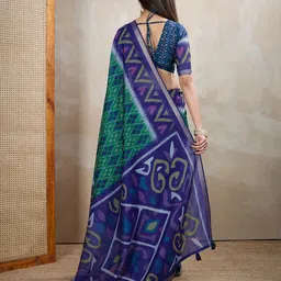 GULKEE FAB Zari Silk Blend Saree image 4