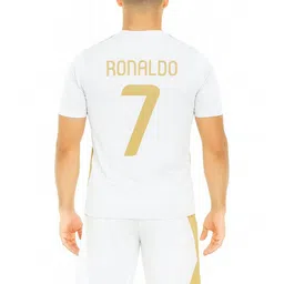 dostitch Men Cristiano Ronaldo Printed Dri-FIT T-shirt image 2