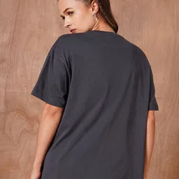The Roadster Lifestyle Co Printed Oversized Fit T-shirt image 2
