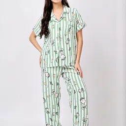 Lugo Women Printed Night suit-image-36