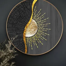 Livin'luxe Grey MDF Other Wall Paintings-picture-23