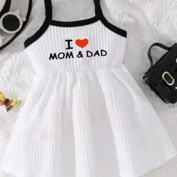 UPTREND VESTURE Girls White Polyester Dresses-picture-51