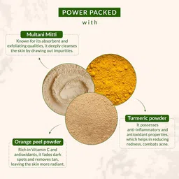 Lotus Botanicals Set Of 2 Multani Mitti, Turmeric & Orange Peel Face Pack- 120g Each image 3