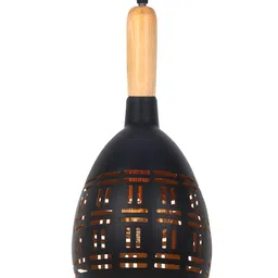 GAUVIK Black & Brown Printed Aluminium Ceiling Lamp image 2