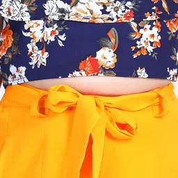 Naughty Ninos Girls Printed Off-Shoulder Top With Short image 2