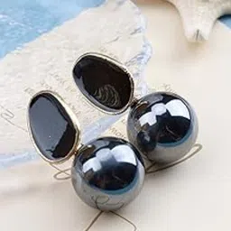 Alonzo Pearls Beaded Square Shaped Korean Drop Earrings image 4