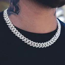 Jumsa Hip Hop Diamond Chain For Men Diamond Gold-plated Plated Brass Chain-image-47