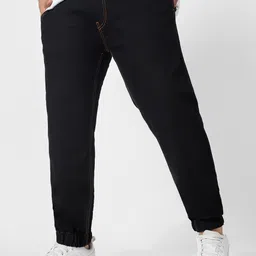 urbano plus Men Regular Mid Rise Black Jeans image 2