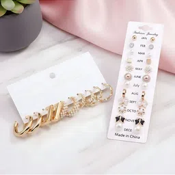 DressBerry Geometric Studs Earrings image 5