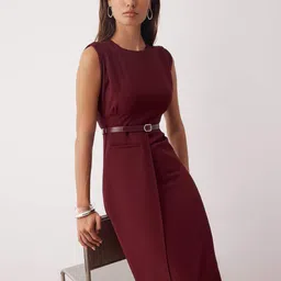 Trendyol Formal Sheath Midi Dress image 4