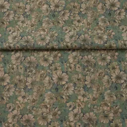 Soch Floral Printed Zari Chanderi Unstitched Dress Material image 3