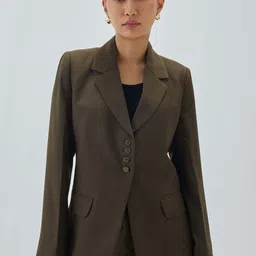 Shop Staple Tailored Fit Single Breasted Blazer-picture-2