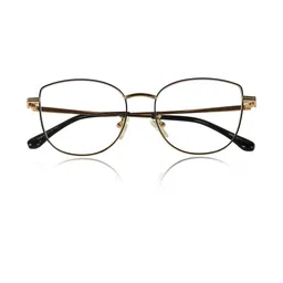 DressBerry Women Gold-Toned & Black Cat Eye Sunglass With UV Protected Lens-image-94