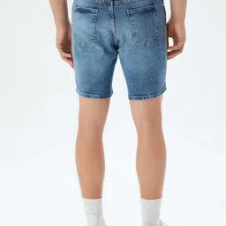 Koton Men Slim Fit Denim Shorts image 2