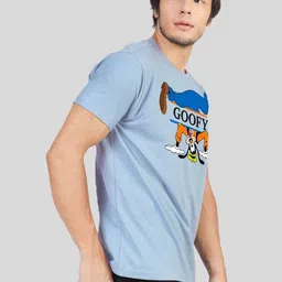 Greylongg Men Graphic Printed Round Neck Cotton Goofy T-shirt image 4