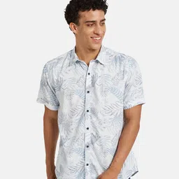 METTLE Men Floral Printed Casual Shirt-image-81