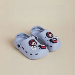 Hopscotch Boys Mickey Mouse Applique PU Clogs-picture-41