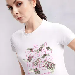 SZN Women Typography Printed T-shirt-picture-41