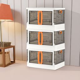 RUBOXA White & Black Textured 3 Units Multi-Utility Organisers-picture-38