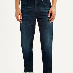 Levis Men Regular Fit Mid-Rise Light Fade Stretchable Jeans image 5