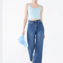 SHOWOFFFF Fringed Tank Crop Top image 5