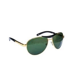 Jiebo Men Green Lens & Gold-Toned Aviator Sunglasses with-picture-22