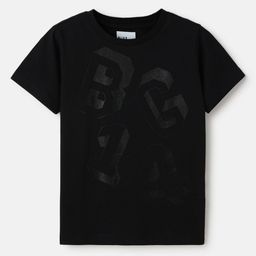 Blue Giraffe Boys Typography Printed Pure Cotton Pockets T-shirt-picture-45