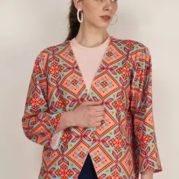 Frolic Rolic Women Printed Shrug image 1