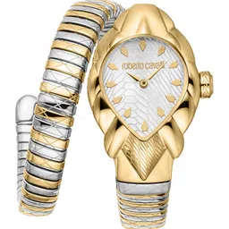 Roberto Cavalli Women Embellished Dial & Stainless Steel Bracelet Style Straps Analogue Automatic Watch-picture-28