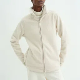 H&M MAMA Before & After Babywearing Fleece Jacket image 4