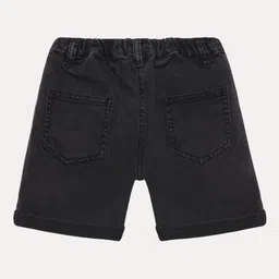 YK Boys Solid Low-Rise Regular Fit Denim Shorts image 3