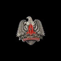 Curren Men Silver-Plated Phoenix In-Flight Brooch-image-82
