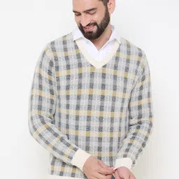 Duke Men Checked Pullover image 1