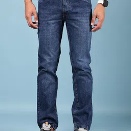 V-Mart Men Regular Fit Mid-Rise Light Fade Jeans-picture-17