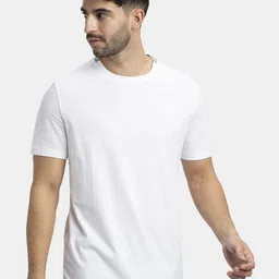 Jockey Men Solid Round Neck Pure Cotton T-shirt-picture-18