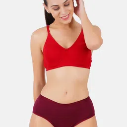 Ramraj Pack Of 3 Seamless Hipster Briefs R1WpantiesOUPL image 3