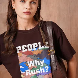 The Roadster Lifestyle Co Oversized-Fit Typography Printed Cotton T-Shirt-image-33