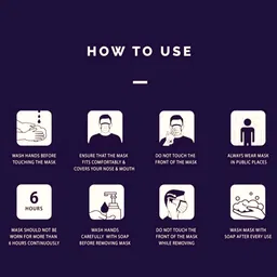 SUBHUSHA Kids Pack Of 5 3 Layer Cartoon Outdoor Mask image 3